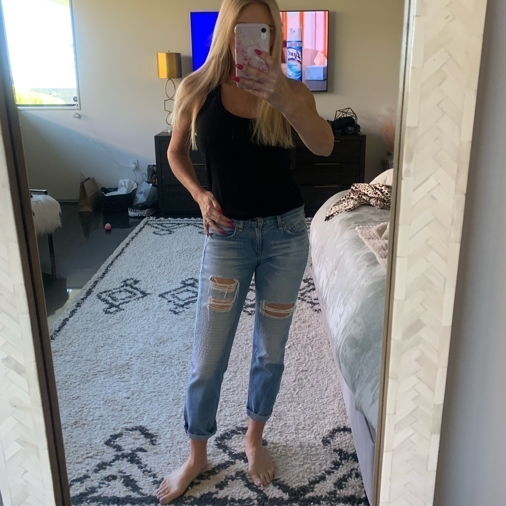 Rag & Bone Dre Distressed Midrise Boyfriend Jeans - Picture 2 of 12